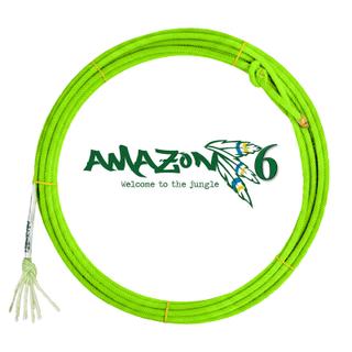 Corda Amazon 6 enrolada, com fita de identificação do modelo