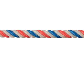 Trecho da corda da bobina Coral, mostrando os 4 tentos