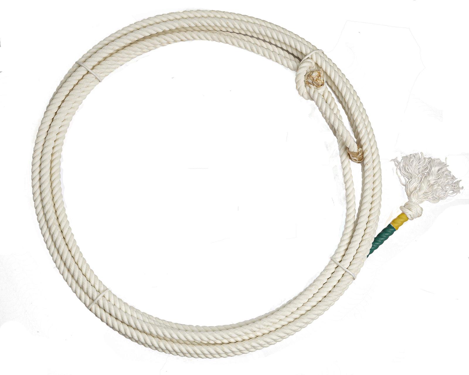 Corda de Bezerro 3T Poly, cor creme, enrolada