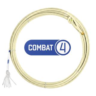 Corda Combat enrolada, com fita de identificação do modelo