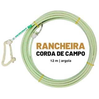 Corda Rancheira 4T de 12 m, verde-clara, com argola